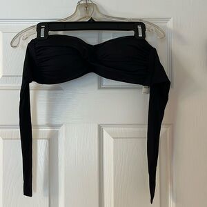 Bar III size medium black bikini top